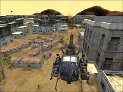 Prelet nad mestomDelta Force: Black Hawk Down