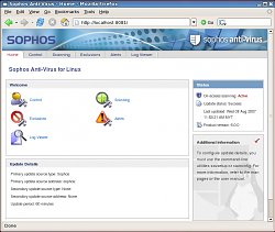 Ponuka funkcií Sophos Anti-Virus