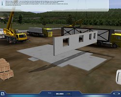 Pohľad z blízkaKran Simulator 2009