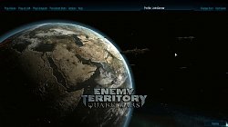 Úvodná obrazovkaEnemy Territory: Quake Wars