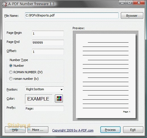 A-PDF Number
