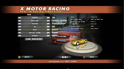 Vzhľad hryX Motor Racing