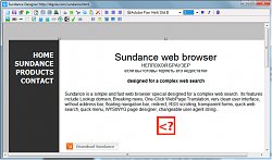 Webový editorSunDance