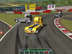 Nezvládnutá zákrutaMercedes-Benz Truck Racing