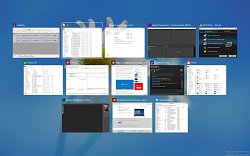 Prehľad okienWindows 10 Technical Preview