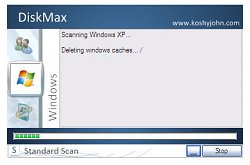 Štandardný skenDiskMax
