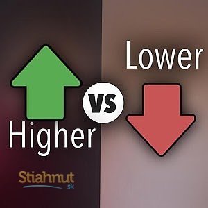 Higher Lower Quiz Game (mobilné)