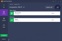 Zabezpečenie Wi-Fi sieteAvast Free Antivirus 2017