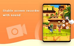 Stabilné nahrávanie spolu so zvukomScreen Recorder (mobilné)