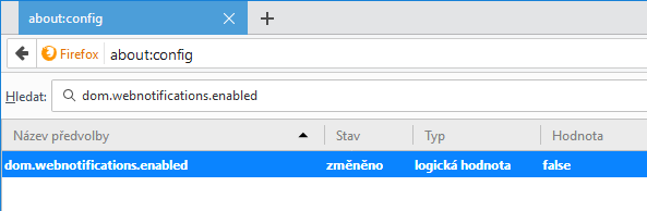 Firefox návod k blokaci