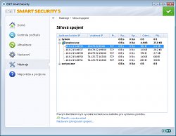 ESET Smart Security - Síťová spojení