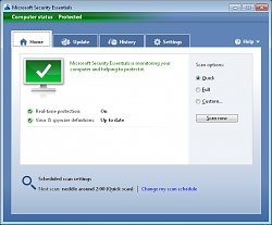 Microsoft Security Essentials galerie 2