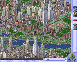 SimCity 2000 - Detailný pohľad na mesto