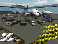 Úvodná obrazovkaAirport Simulator 2013