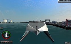 Pohľad na zadokShip Simulator Extremes