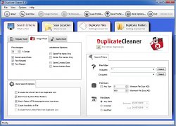 Hlavné rozhranie Duplicate Cleaner