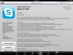 iPadSkype (mobilné)