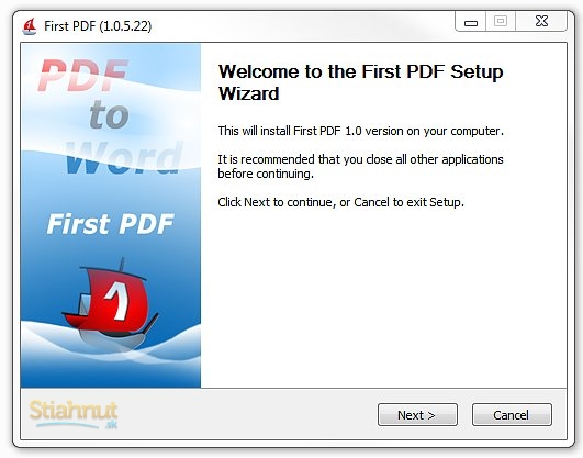 First PDF