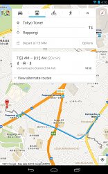 Nájdenie najkratšej trasyGoogle Mapy (mobilné)