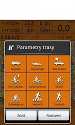 Jednoduché plánovanie trasySmartMaps Navigator (mobilné)