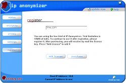 RegistráciaIP Anonymizer