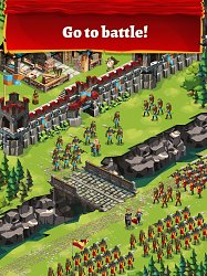 Vybudujte armáduEmpire: Four Kingdoms (mobilné)