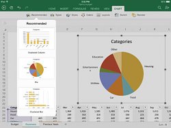 GrafyMicrosoft Excel (mobilné)