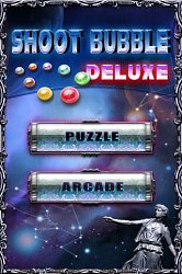 Úvodná obrazovkaShoot Bubble Deluxe (mobilné)