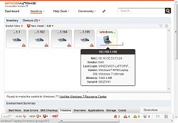 Prehľad zariadení podľa IPSpiceWorks IT Desktop