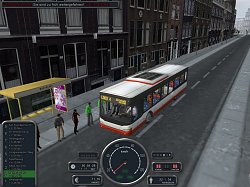 Príjazd k zastávkeBus Simulator 2008