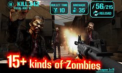 15 druhov zombieGun Zombie: Hellgate (mobilné)