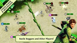 Bojujte proti nepriateľom aj iným hráčomEPIC Battle for Moonhaven (mobilné)