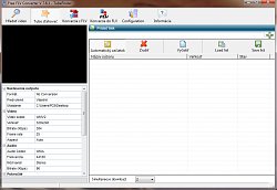 Tabuľka pre zoznam sťahovaných videíFree FLV Converter & Downloader