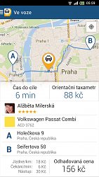 Profil vodičaLiftago Taxi (mobilné)