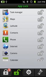 Povolené aplikácieZámek aplikace (mobilné)
