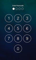 Zadanie prvej čísliceZámok klávesnice obrazovky (mobilné)