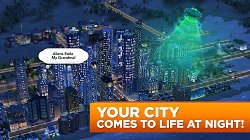 Mesto v noci ožívaSimCity BuildIt (mobilné)