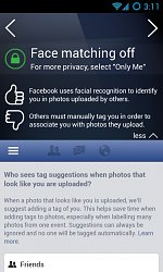 Rozpoznanie tváreAVG PrivacyFix (mobilné)