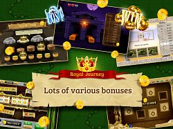 Množstvo špeciálnych bonusovRoyal Slots Journey (mobilné)