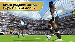 Skvelá grafikaReal Football 2012 (mobilné)