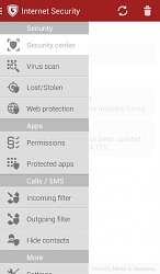 BezpečnosťG Data Internet Security (mobilné)