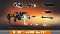 Upravujte zbraneSniper 3D Assassin (mobilné)