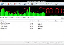 NahrávanieApowersoft Free Online Audio Recorder