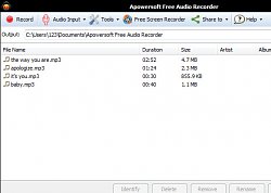 Základný vzhľadApowersoft Free Online Audio Recorder