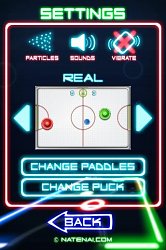 Možnosti pred zápasomGlow Hockey 2 (mobilné)