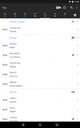 Program stretnutiaForza Football (mobilné)