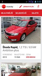 Škoda RapidSauto.cz (mobilné)