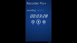 NahrávanieVoice Recorder Pro+ (mobilné)