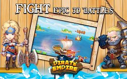 Epické 3D bitkyPirate Empire (mobilné)