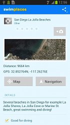 Informácie o lokaliteSwim Places (mobilné)